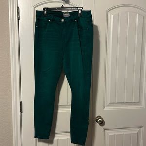 Molly and Isadora size 16 W skinny ankle jeans